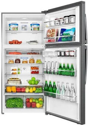 TCL Ψυγείο Δίπορτο 536lt Total NoFrost Υ185xΠ83.6xΒ68.8εκ. Inox RP536TXE1