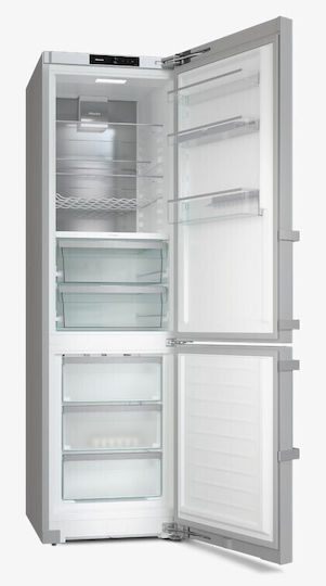 Miele Fridge-Freezer 361lt NoFrost H201.5xW59.7xD67.5cm Inox KFN 4799 AD 125