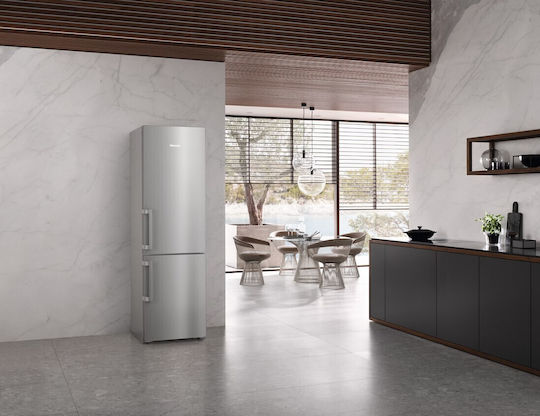 Miele Fridge-Freezer 371lt NoFrost H201.5xW59.7xD67.5cm Inox KFN 4795 AD