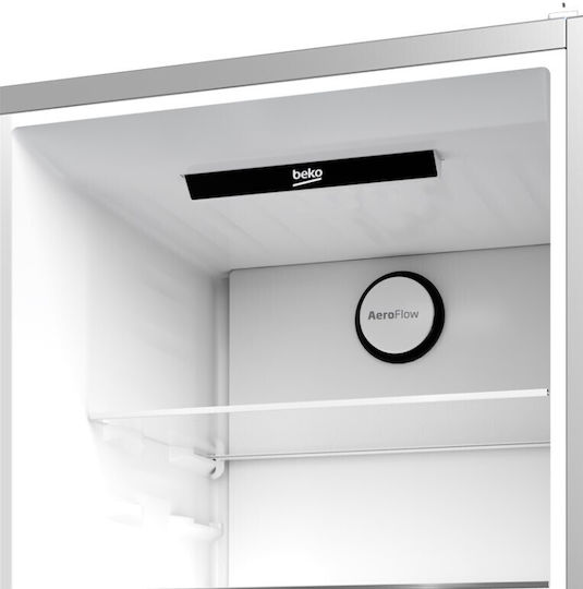 Beko Combină frigorifică 316lt NoFrost Î186.5xL59.5xA66.3cm. Inox B3RCNE364HXB
