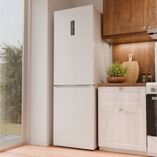Hyundai Fridge-Freezer 290lt Total NoFrost H185xW60xD60cm White HCS24-4060WDG/LF