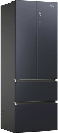 Haier Side-by-Side Kühlschrank 477Es NoFrost H200.6xB70xT67.5cm. Schwarz HFW7720ENMB