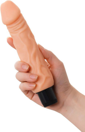 Klassisch Vibrator 17.5cm Fleisch