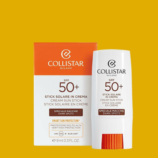 Collistar Водоустойчив Слънцезащитен Стик За Лице SPF50+ 9мл