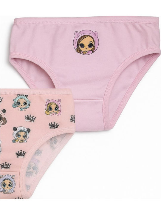 Disney Nanana Pink Grey Kids' Set with Briefs Pink, Grey 3pcs
