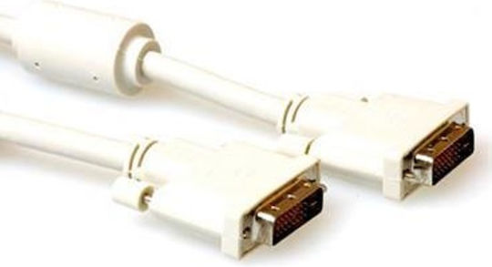 Act 10m DVI-D male to DVI-D male Cable White ()