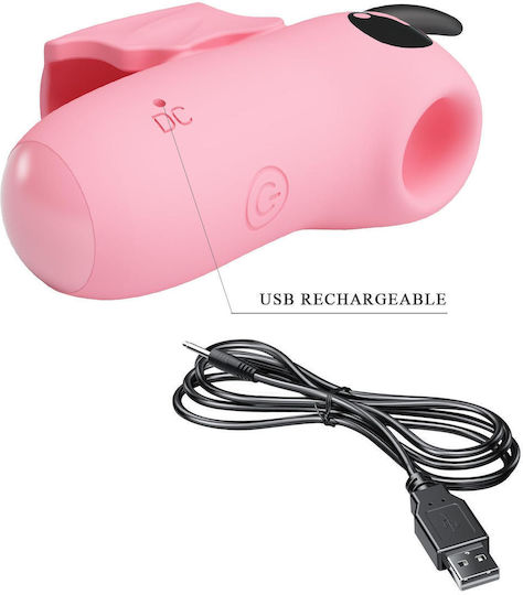Mini Klitoris Vibrator mit Fernbedienung 10cm Rosa