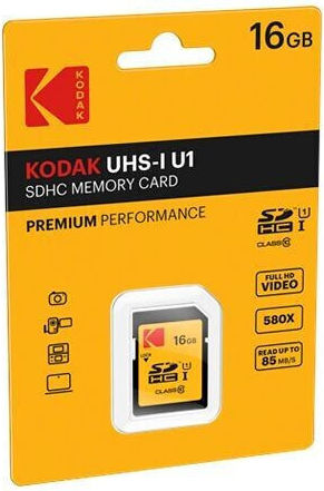 Kodak SDHC 16GB U1 85MB/s