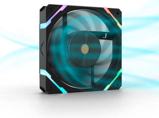 Valkyrie X12 Reverse Reverse Blade Case Fan 120mm (2150rpm / 80cfm) με ARGB Φωτισμό και Σύνδεση 4-Pin PWM
