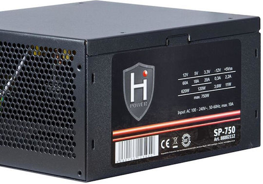 Inter-Tech HiPower SP-750 750W Μαύρο Τροφοδοτικό Υπολογιστή Full Wired
