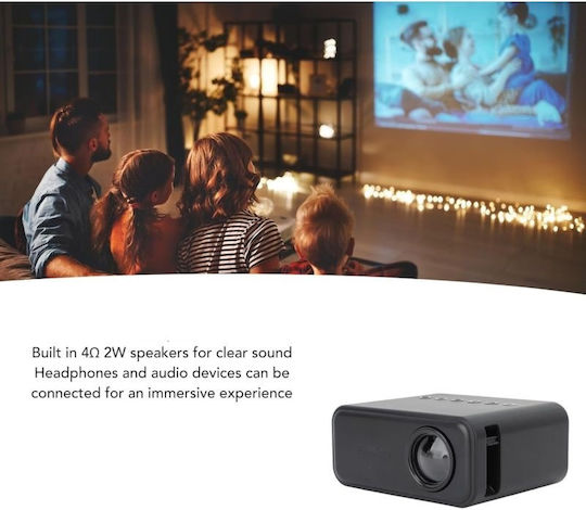 Hd - Yt500 Mini Beamer LCD Lichtquelle LED mit Eingebauten Lautsprechern 884454_PR_b
