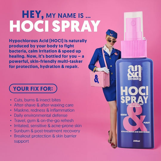 AndBeauty HOCl Spray για Ακμή & Έκζεμα 100ml