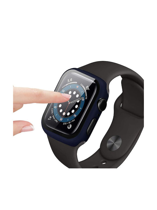 Tech-Protect Defense360 Πλαστική Θήκη με Τζαμάκι σε χρώμα για Apple Watch 45mm