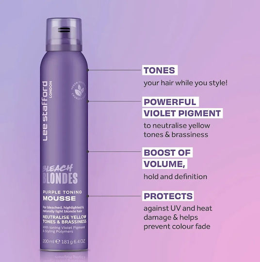 Lee Stafford Spumă Pentru Păr Pentru Volum 200ml
