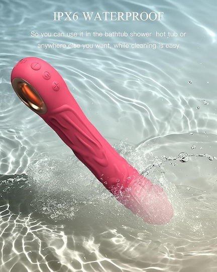 SMD Smd Jumper-o Realistic Vibrator Dildo 22.1cm Realistic Vibrator Rose