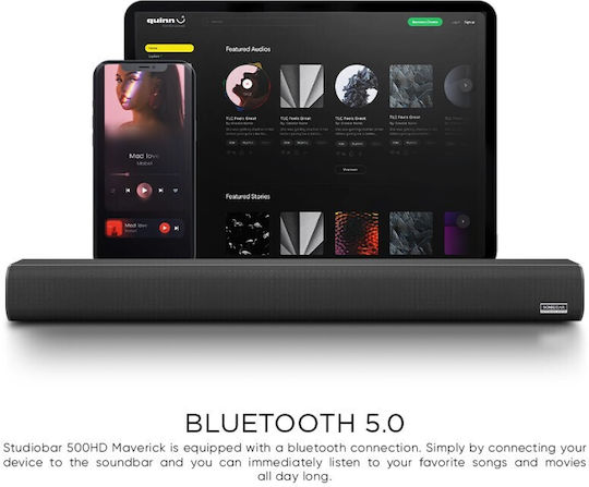 Sonic Gear Studiobar Soundbar 2.0 Bluetooth και HDMI 100W