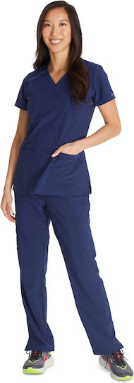 Dickies Essentials Women's Navy Blue Medical Blouse