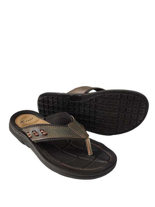 Herrensandalen in Braun Farbe