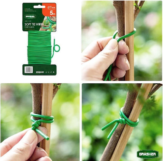 Grasher Foam-Coated Plant Wire 7mm x 5m 104041