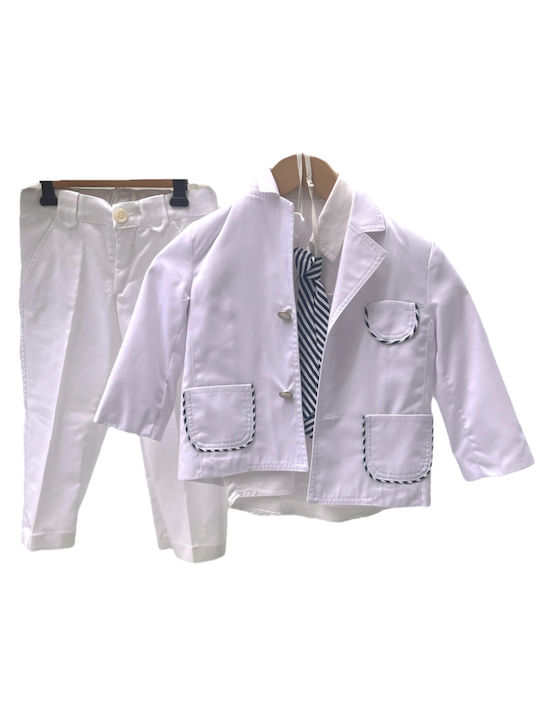 LiebeQueen Baptism Suit White