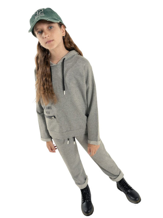 Kids' Set with Pants Winter 2pcs Gray