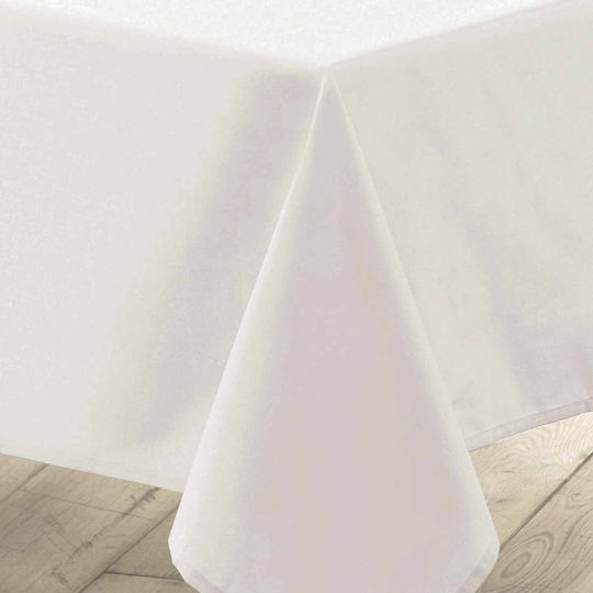 Set Douceur d'Intérieur Față de masă Rezistent la pete Alb 140x200cm