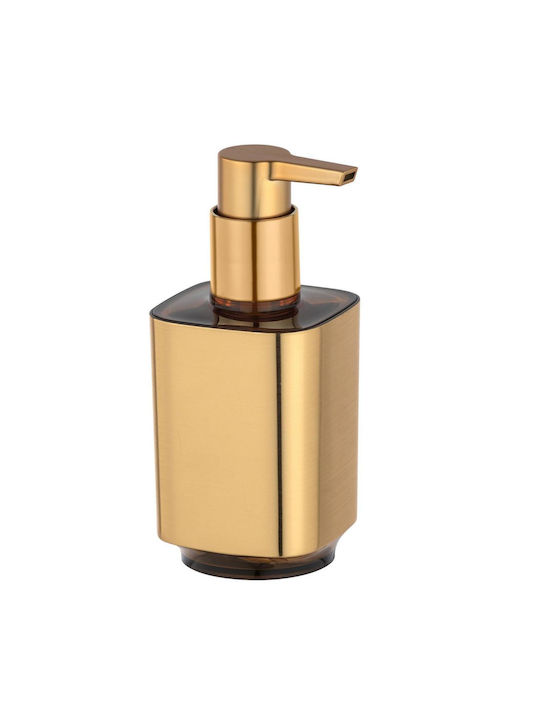 Wenko Auron Επιτραπέζιο Dispenser Πλαστικό Χρυσό 250ml