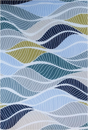 Dimeco Läufer Misty Blau 40x160cm