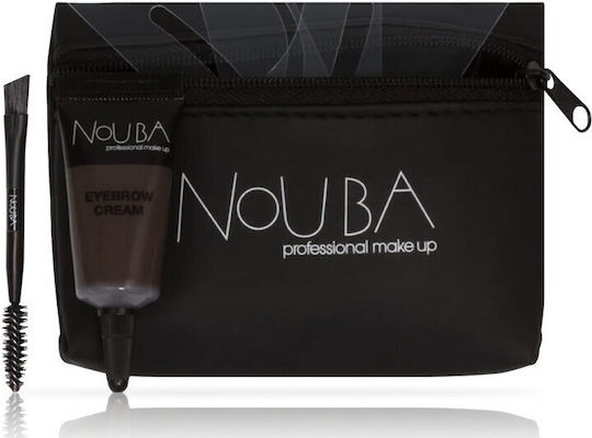 Nouba Makeup Set for the Eyebrows with Toiletry Bag 3pcs