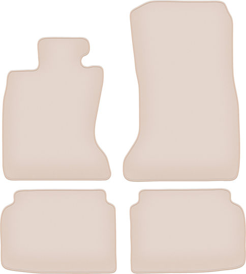 Premium Beige Floor Mats Bmw 7 F01 Sedan 2008-2015