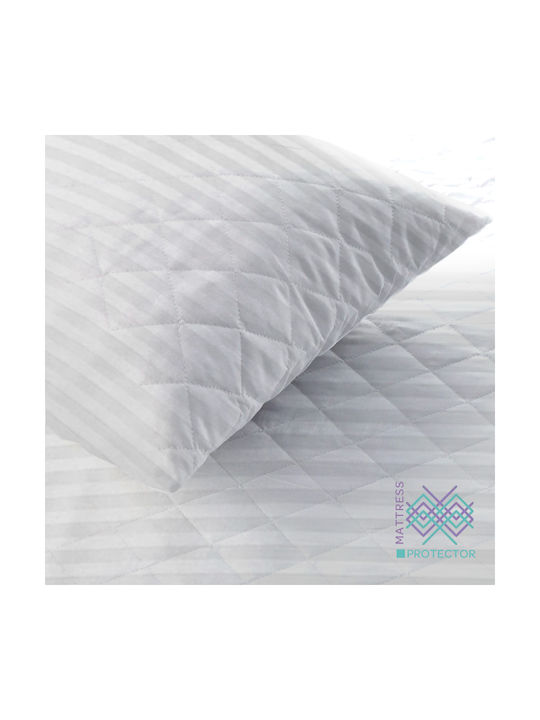 Isadore Lorraine Pillowcase Set Quilted White 45x65cm.
