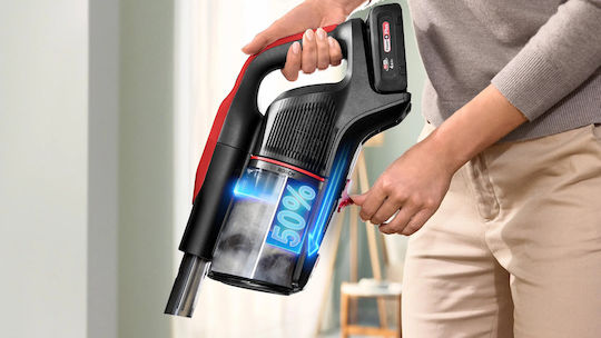 Bosch Unlimited 10 ProAnimal Прахосмукачка 2 в 1 Stick & Ръчна Червена