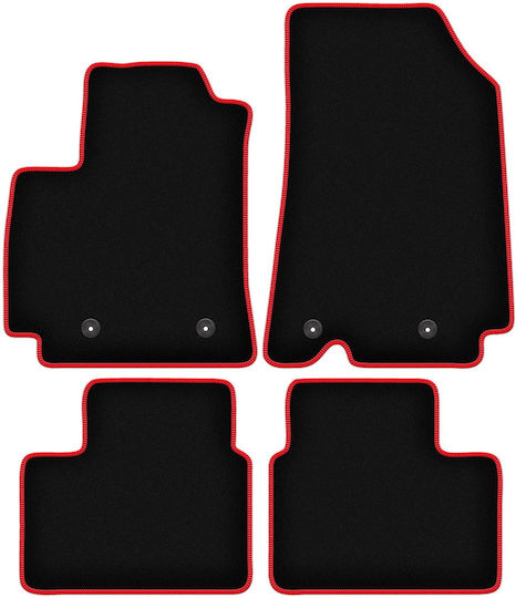 Carlux-red Car Mats Renault Arkana Crossover 2021