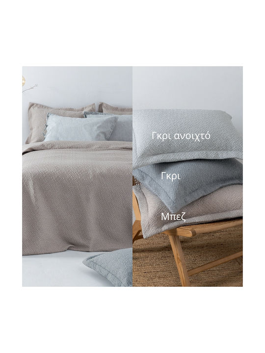 Palamaiki Zoe Pillowcase Set Oxford Beige 50x70cm.