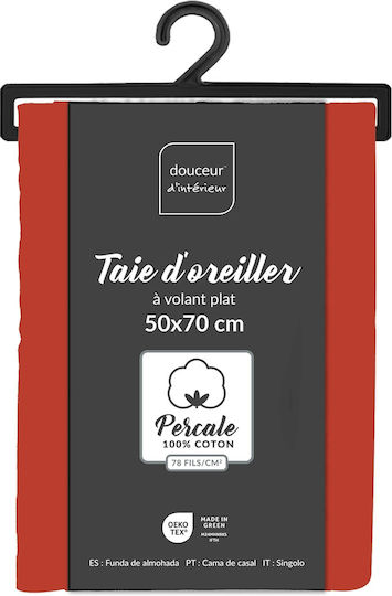 Douceur d'Intérieur Kissenbezug Oxford Tomette 50x70cm.