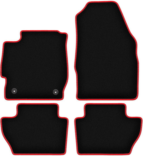 Carlux-red Car Mats Ford Puma Ii Crossover 2017