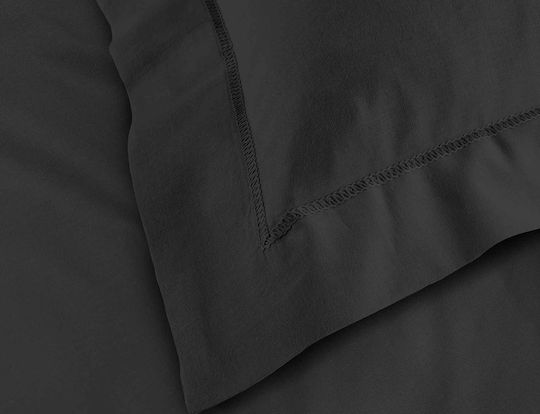 L-c Lina Σετ Μαξιλαροθήκες Oxford Black 50x70εκ.