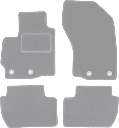 Gray Car Mats for Peugeot 4008 Crossover 2012-2017