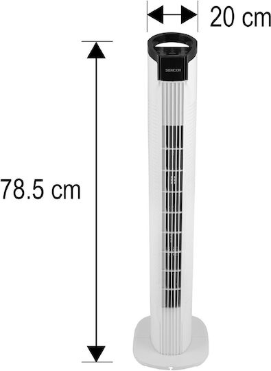 Sencor Ventilator Tip Turn 50W Alb