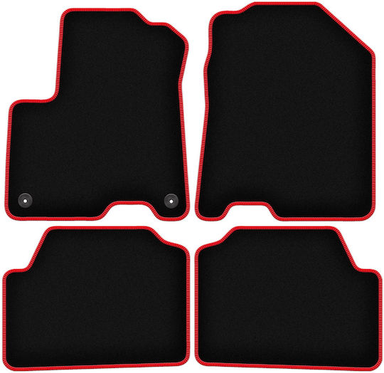 Carlux-red Car Mats Kia Eniro Niro Ev Crossover 2016