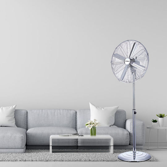 Primo PRSF-80576 Pedestal Fan 50W 40cm Diameter White