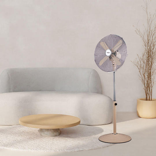 Primo PRSF-80573 Ventilator Pe Piedestal 50W Diametru Ventilator 40cm Bej