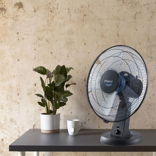 Primo PRTF-80603D Tabletop Fan 30W Fan Diameter 40cm Black
