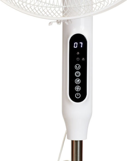 Osio Ventilator Sockel 24W mit Fernbedienung Weiß