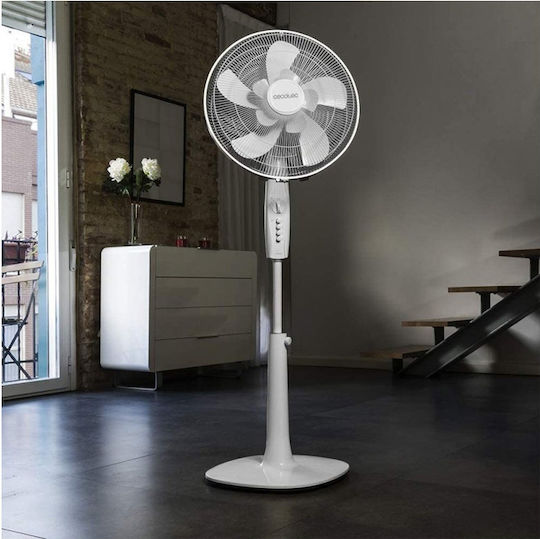 Cecotec EnergySilence 1010 Extremeflow Ανεμιστήρας Ορθοστάτης 65W Διαμέτρου 40cm Λευκός