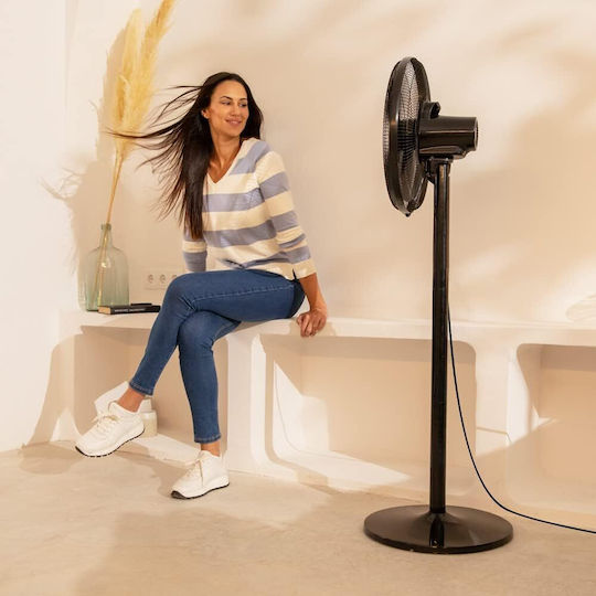 Cecotec EnergySilence 555 2in1 Smart XL Πολυμορφικός Ανεμιστήρας 55W Διαμέτρου 40cm με Τηλεχειριστήριο Μαύρος