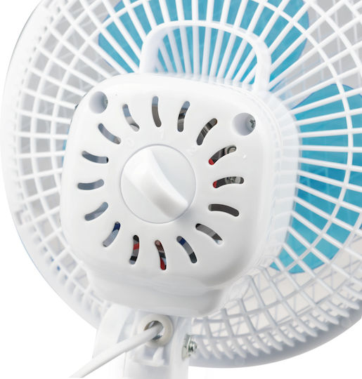 Hausberg Ventilator Cu Clemă 25W Diametru Ventilator 15cm Albastru