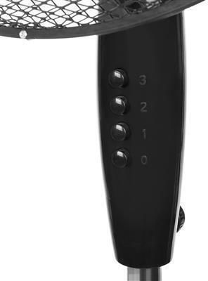 Tristar Ανεμιστήρας Ορθοστάτης 45W Διαμέτρου 40cm Μαύρος