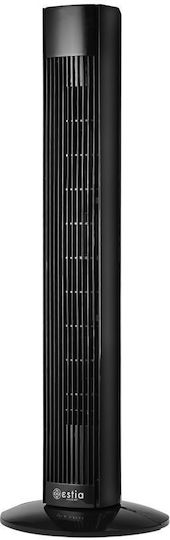 Estia Titanflow Box Fan 55W Διαμέτρου 30cm Μαύρο