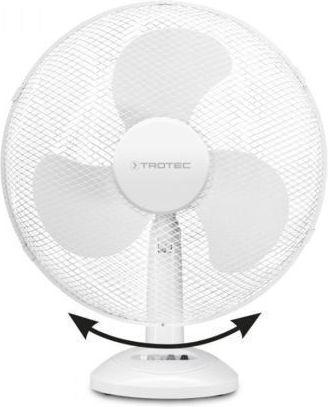 Trotec Επιτραπέζιος Ανεμιστήρας 35W Διαμέτρου 40.64cm Λευκός